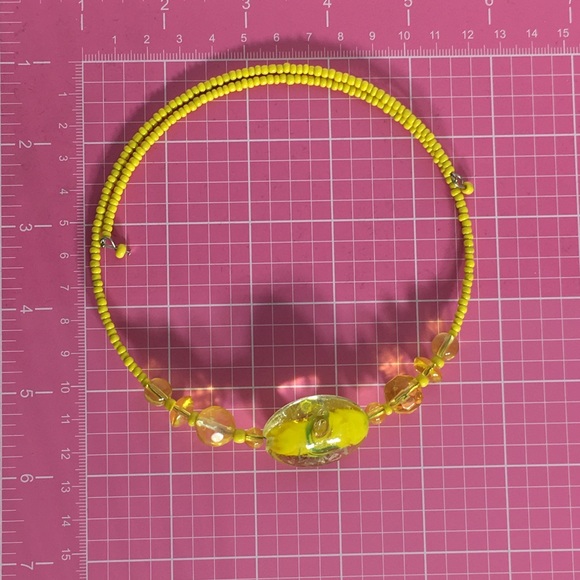 Beautiful Glass Bead Mix Choker Necklace - Picture 9 of 9